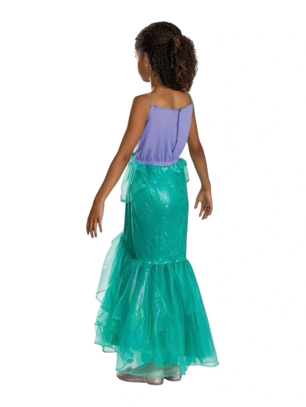 Disney Princess Ariel The Little Mermaid Girls Deluxe Costume Dress Size M - NWT - Picture 2 of 6